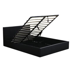 Picture of Blundell Faux Leather Upholstered Bed with Storage Compartment Assorted Levede