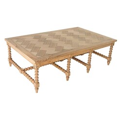 Picture of Bobbin Timber Coffee Table Cedar Natural Abide Interiors