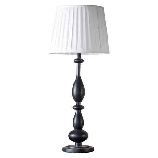 Picture of Boden Table Lamp Wood Grey/Black Castle Road Interiors