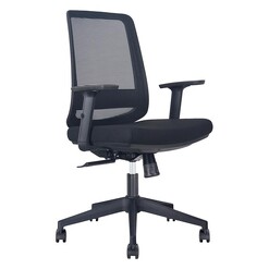 Picture of Bombay Mesh Task Chair Fabric Black Urban Orb
