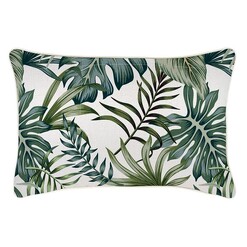 Picture of Boracay Breakfast Cushion Cover with Piping in Green by Escape to Paradise