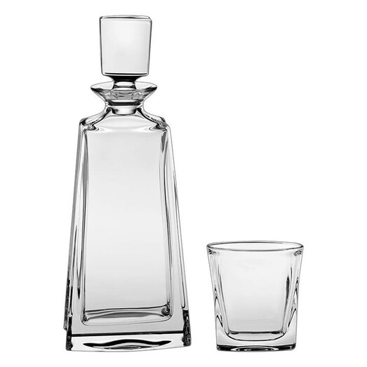 Picture of Boston 7-Piece Whisky Set, Tall Crystal Clear Bohemia Crystal