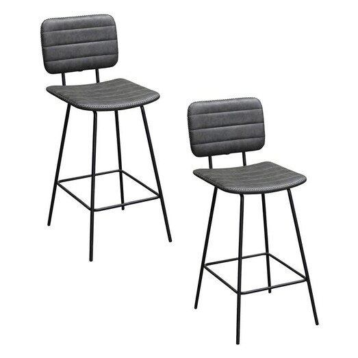 Picture of Bosun Faux Leather Bar Stool (Set of 2) Assorted Dover Mason