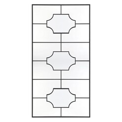 Picture of Boyd Floor Mirror, Black, 99 x 203cm Wood Satin Black CAFE Lighting & Living