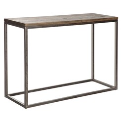 Picture of Bradley Timber Console Table Wood Metallic/Wood Dover Mason