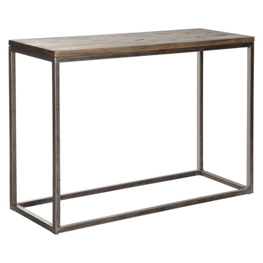 Picture of Bradley Timber Console Table Wood Metallic/Wood Dover Mason
