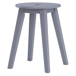Picture of Branka Stool Wood Grey Iniko