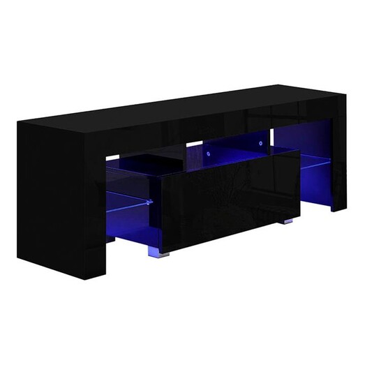 Picture of Bravdel LED Entertainment Unit MDF Black Resort Living