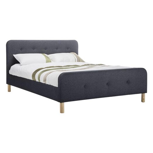 Picture of Brayden Cambric Upholstered Bed, Dark Grey Fabric Beaumont & Braddock Picture of Brayden Cambric Upholstered Bed, Dark Grey Fabric Beaumont & Braddock