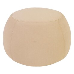 Picture of Breese Medium Round Ottoman Polyester Barley Iniko