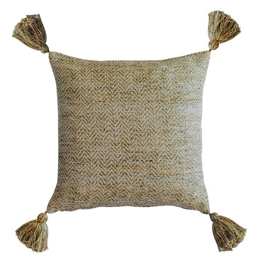 Picture of Brenna Herringbone Cushion in Mustard by Castle Road Interiors Picture of Brenna Herringbone Cushion in Mustard by Castle Road Interiors