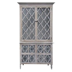 Picture of Brenti Display Cabinet Pine Natural Dasch Design