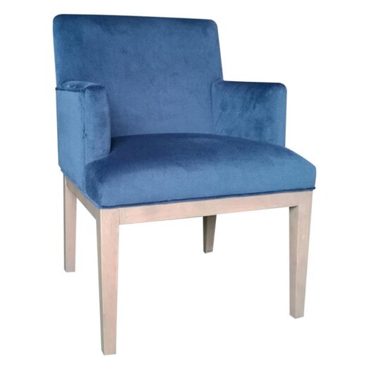 Picture of Briana Dining Armchair Fabric Royal Blue Dasch Design