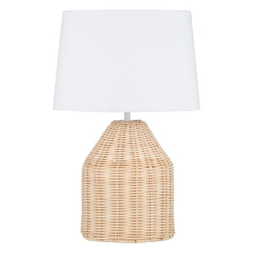 Picture of Bridge Table Lamp in Natural/White by Amalfi
