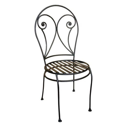 Picture of Brighton Outdoor Iron Chair Steel Black Channel Enterprises
