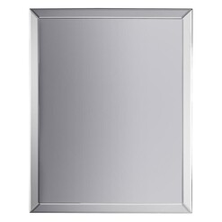 Picture of Brighton Rectangular Mirror Glass Silver Castle Road Interiors