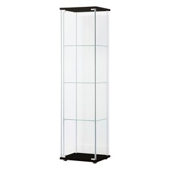 Picture of Brock 4-Tier Glass Display Cabinet Chipboard Assorted U.S Designs