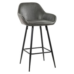 Picture of Brooke Leatherette Bar Stool Faux Leather Assorted Life Interiors