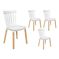 Picture of Brooks Dining Chair (Set of 4) Plastic White Resort Living