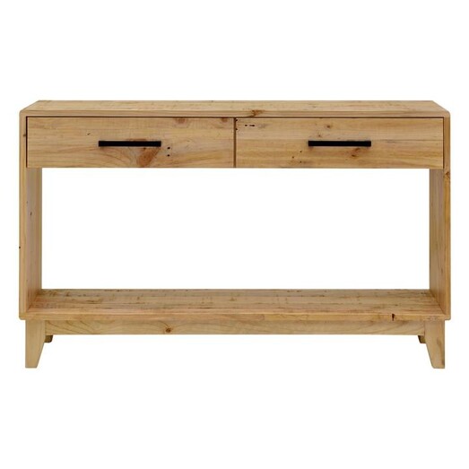 Picture of Buckhurst Timber Console Table Pine Natural Beaumont & Braddock