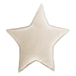 Picture of Burel Kids Star-Shaped Cushion in Beige by Vida & Co.