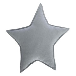 Picture of Burel Kids Star-Shaped Cushion in Blue by Vida & Co.