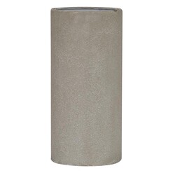 Picture of Burke Metal Bucket Vase Size 14 x 30cm in Grey by Rogue