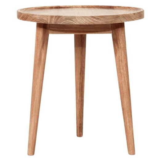 Picture of Burleigh Teak Side Table Size 45cm in Timber by Abide Interiors