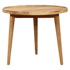 Picture of Burleigh Teak Side Table Size 60cm in Timber by Abide Interiors