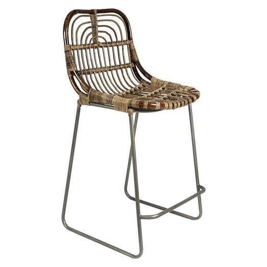 Picture of Buton Rattan Bar Stool, Natural Casa Uno