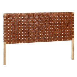 Picture of Cabernet Leather Bed Head Brown Vida & Co.