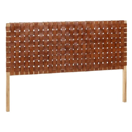 Picture of Cabernet Leather Bed Head Brown Vida & Co.