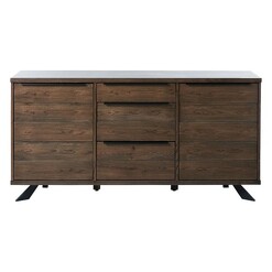 Picture of Caleb Oak Sideboard in Black/Brown by Iniko