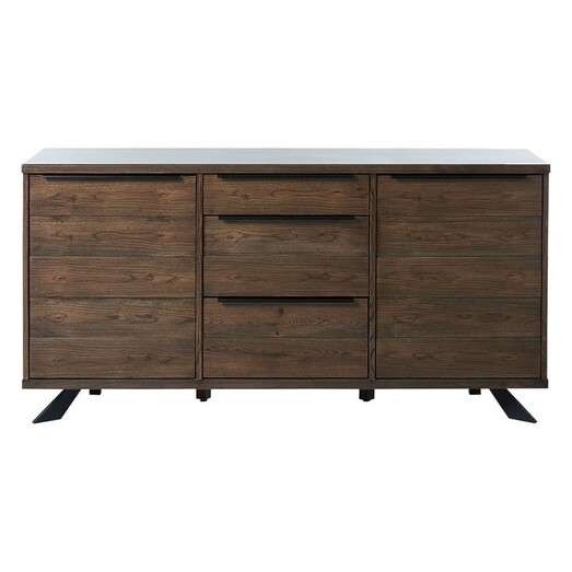 Picture of Caleb Oak Sideboard in Black/Brown by Iniko