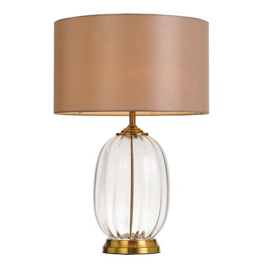 Picture of Cali Table Lamp Glass Clear/Tawny Telbix Picture of Cali Table Lamp Glass Clear/Tawny Telbix