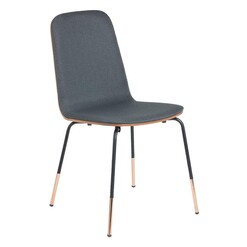 Picture of Cali Upholstered Dining Chair Oak Grey/Black Vida & Co.