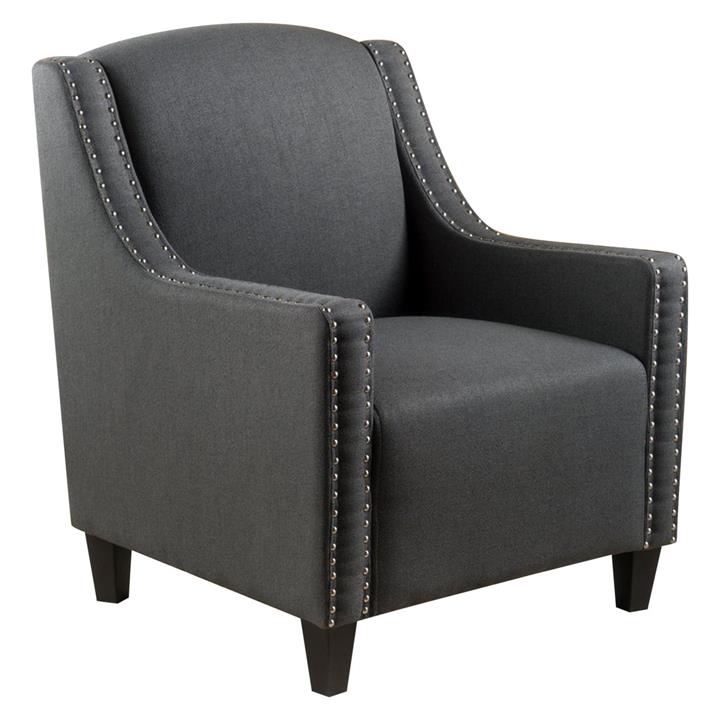 Picture of Camden Armchair, Dark Grey Fabric SkyBlue
