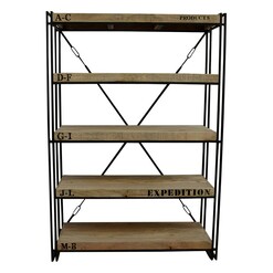 Picture of Camden Bookshelf in Brown by Phil Bee Interiors