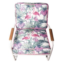 Picture of Canape Armchair Fabric Pink/White SLH
