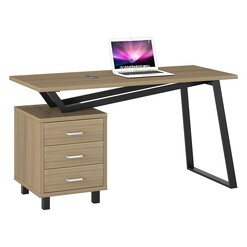 Picture of Cancun Desk MDF Natural/Brown UBiZ Furniture