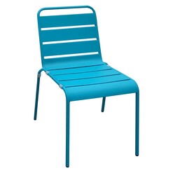 Picture of Cancun Outdoor Chair Steel Blue Channel Enterprises