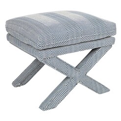 Picture of Candace Wood Stool Blue CAFE Lighting & Living