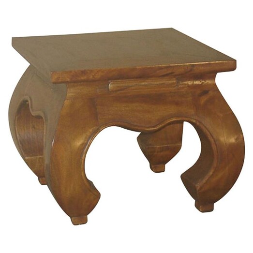 Picture of Candu Timber Square Side Table Mahogany Mahagony Kayu Estate
