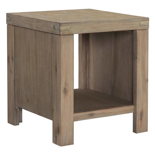 Picture of Canterbury Acacia Side Table Wood Lime Wash Jasper Home Living