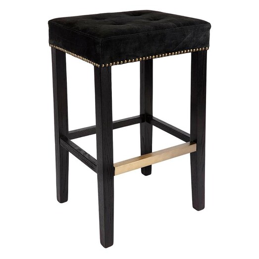 Picture of Canyon Leather Bar Stool Black CAFE Lighting & Living Picture of Canyon Leather Bar Stool Black CAFE Lighting & Living