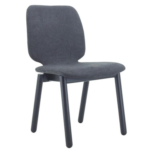 Picture of Carliah Dining Chair, Dark Grey/Black Fabric Iniko