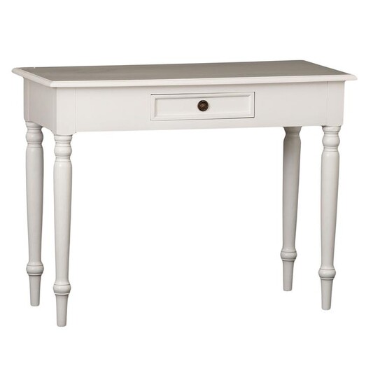 Picture of Carlisle Timber Console Table Mahogany White Kayu Estate