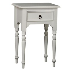 Picture of Carlisle Timber Side Table Mahogany White Kayu Estate