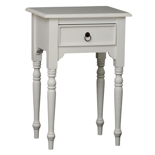 Picture of Carlisle Timber Side Table Mahogany White Kayu Estate