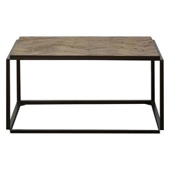 Picture of Carmela Reclaimed Elm Coffee Table Plywood Timber/Black Castle Road Interiors